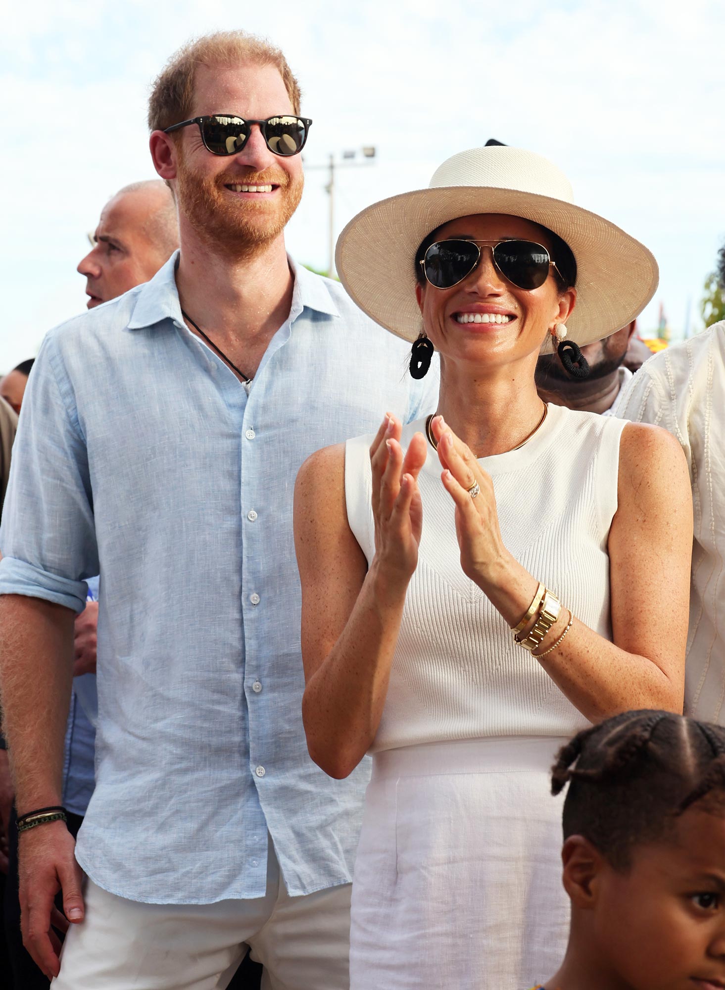 All of Meghan Markle’s Outfits From Her and Prince Harry’s Colombia Trip