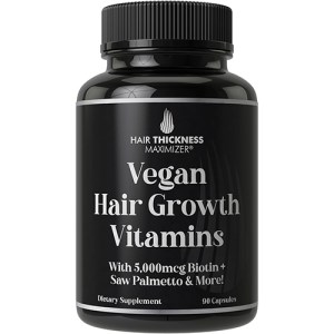 Hair Thickness Maximizer Natural Hair Growth Vitamins