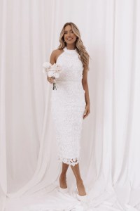 11 White Dresses for Bridal Wedding Events Before and After the Big Day