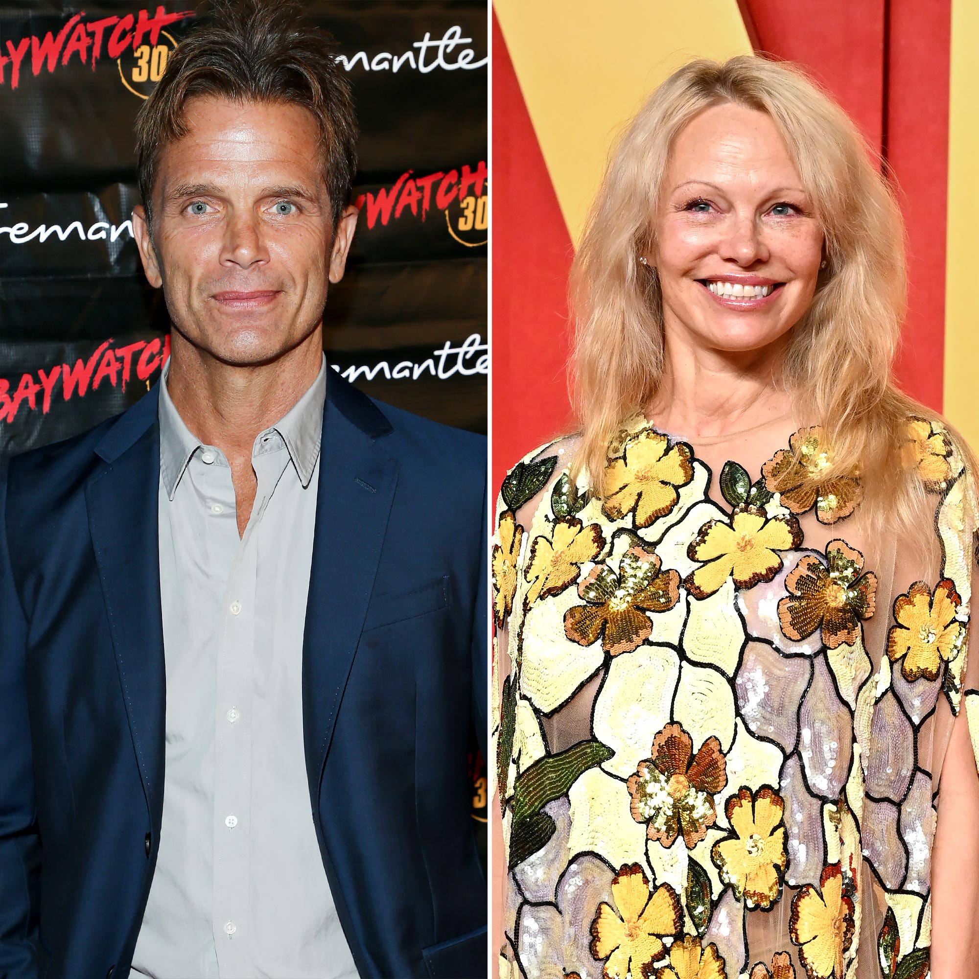 Baywatchs David Chockachi Says Its a Bummer He and Pamela Anderson Have Drifted Apart