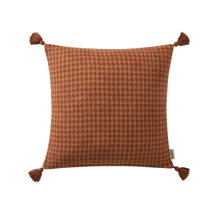 Beautiful by Drew Barrymore Beautiful Tonal Houndstooth Cotton Slub Decorative Pillow 