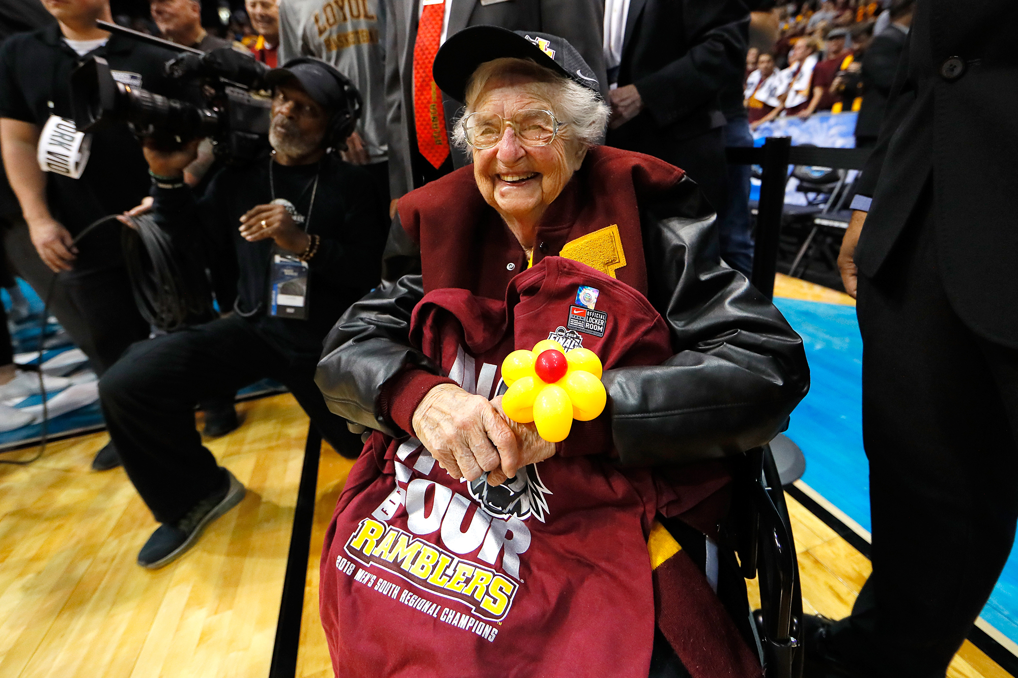 College Basketball Superfan Sister Jean Celebrates 105th Birthday