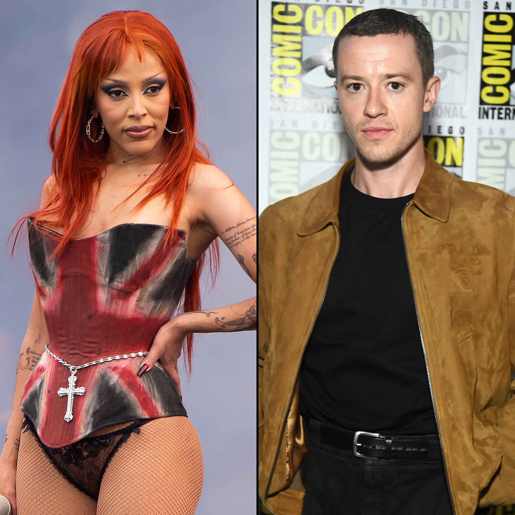 Doja Cat e a estrela de 'Stranger Things' Joseph Quinn Pack no PDA em Londres