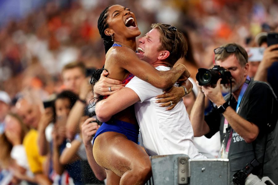 Tara Davis-Woodhall ‘Almost Blacked Out’ Hugging Husband After Winning Gold