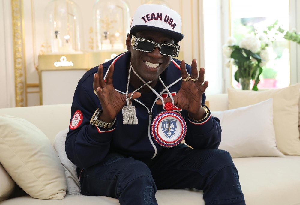 Flavor Flav Tells Jordan Chiles Hit Me Up for a Bronze Clock Necklace