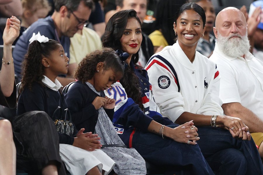 Vanessa Bryant and daughters at Paris Olympics