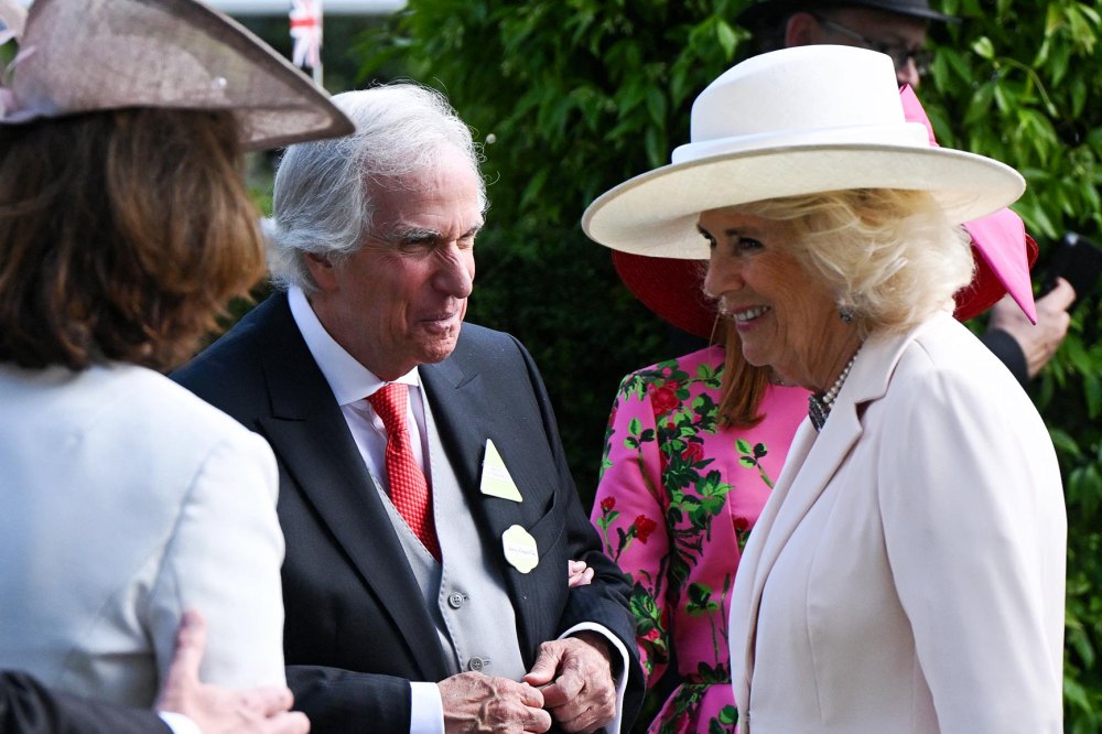 Henry Winkler Recalls Lovely Chat With Queen Camilla in 2023 036