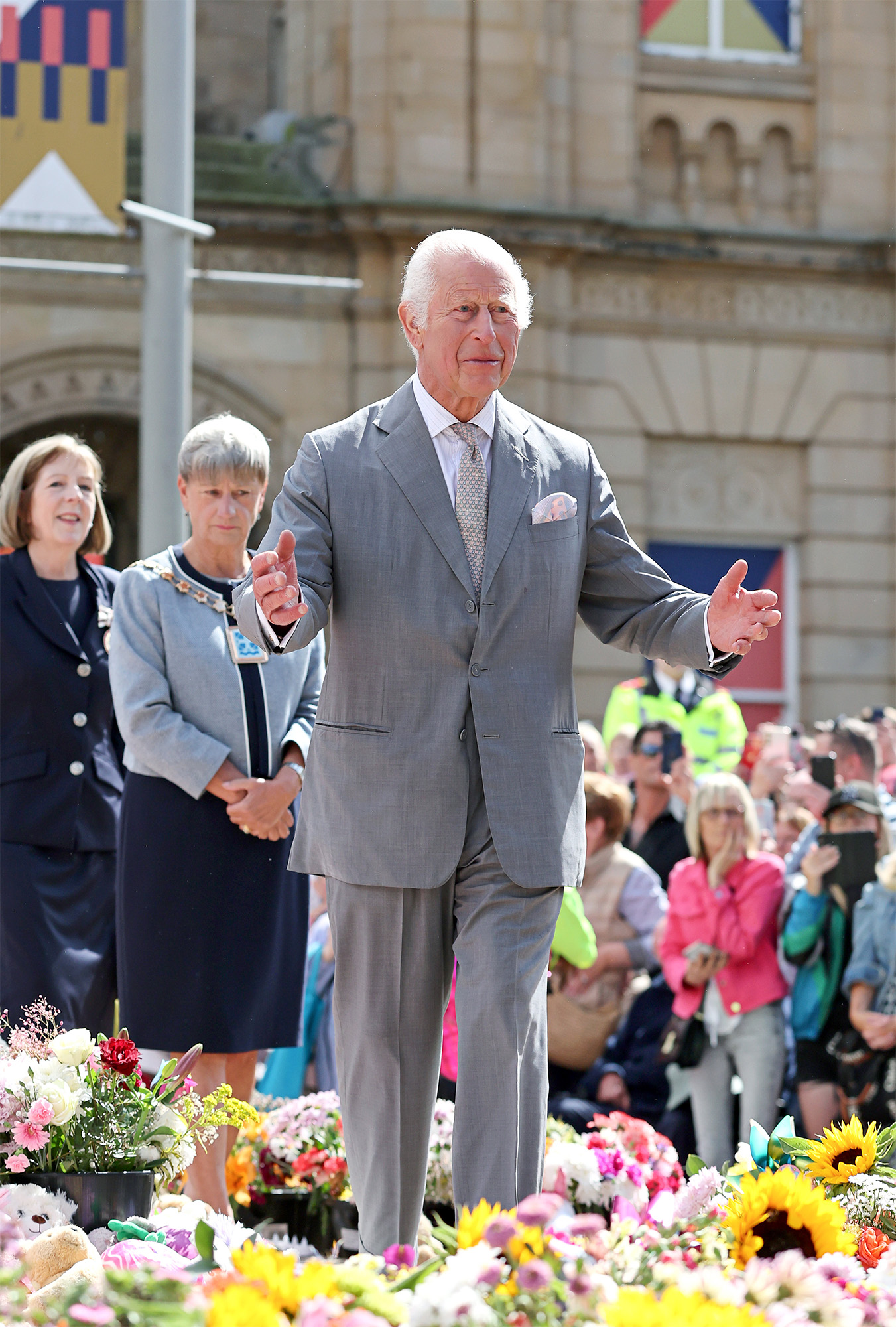 King Charles III Meets Young Survivors of Stabbing at Taylor Swift Dance Class