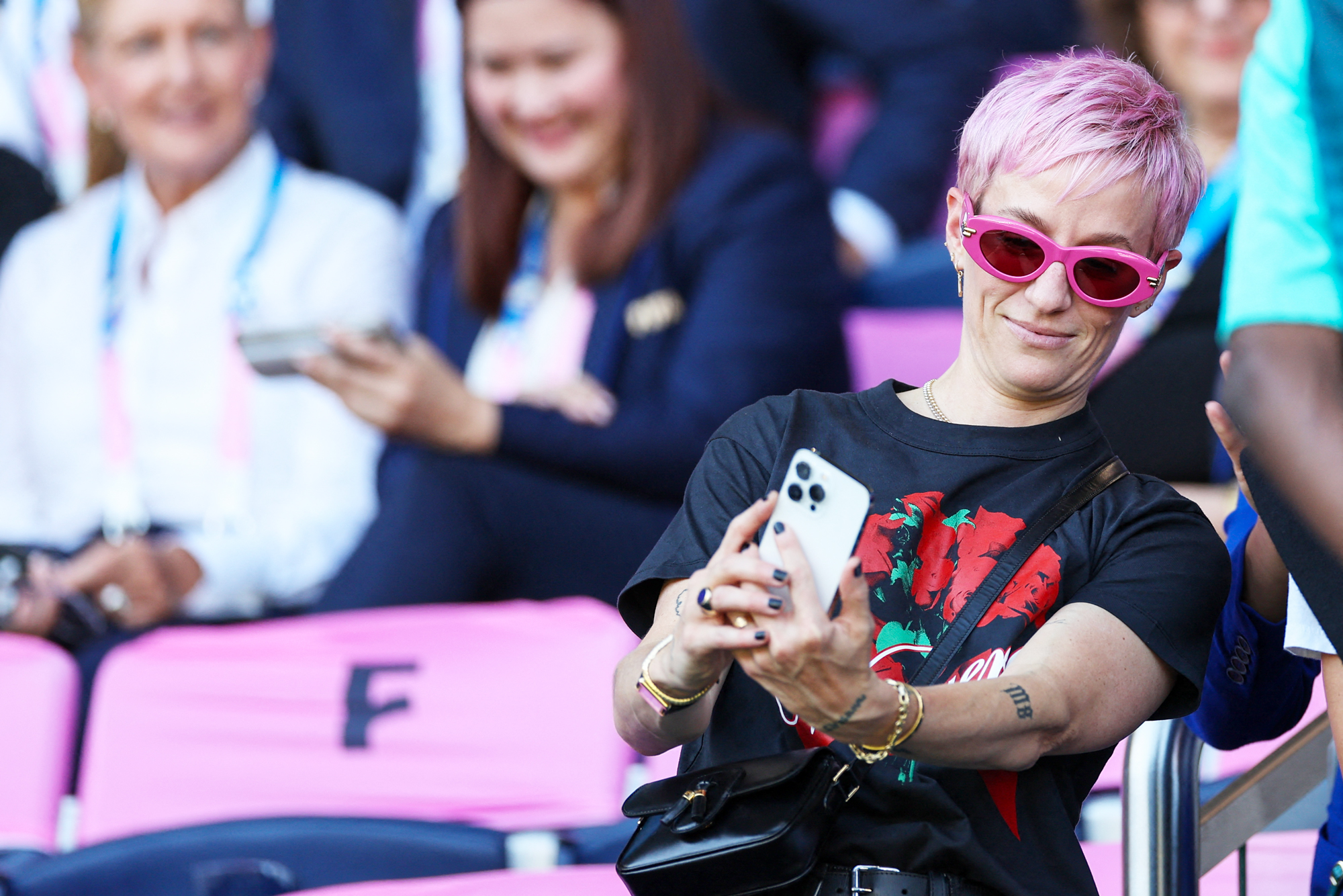 Megan Rapinoe Goes Full Soccer Mom as USWNT Wins Gold at Paris Olympics