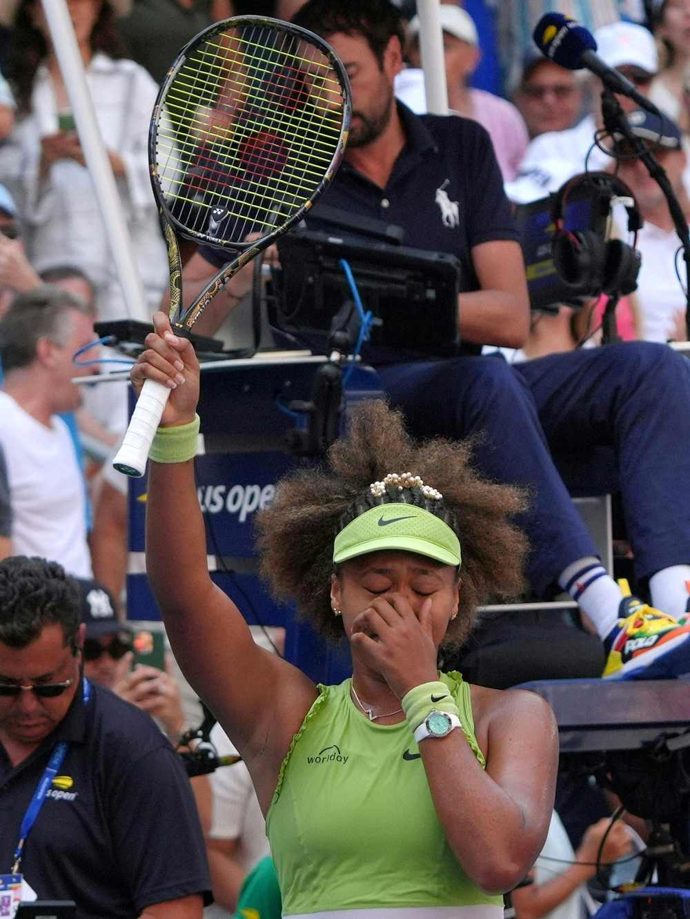 Naomi Osaka está inspirada para ganar su primer partido en el US Open 2024