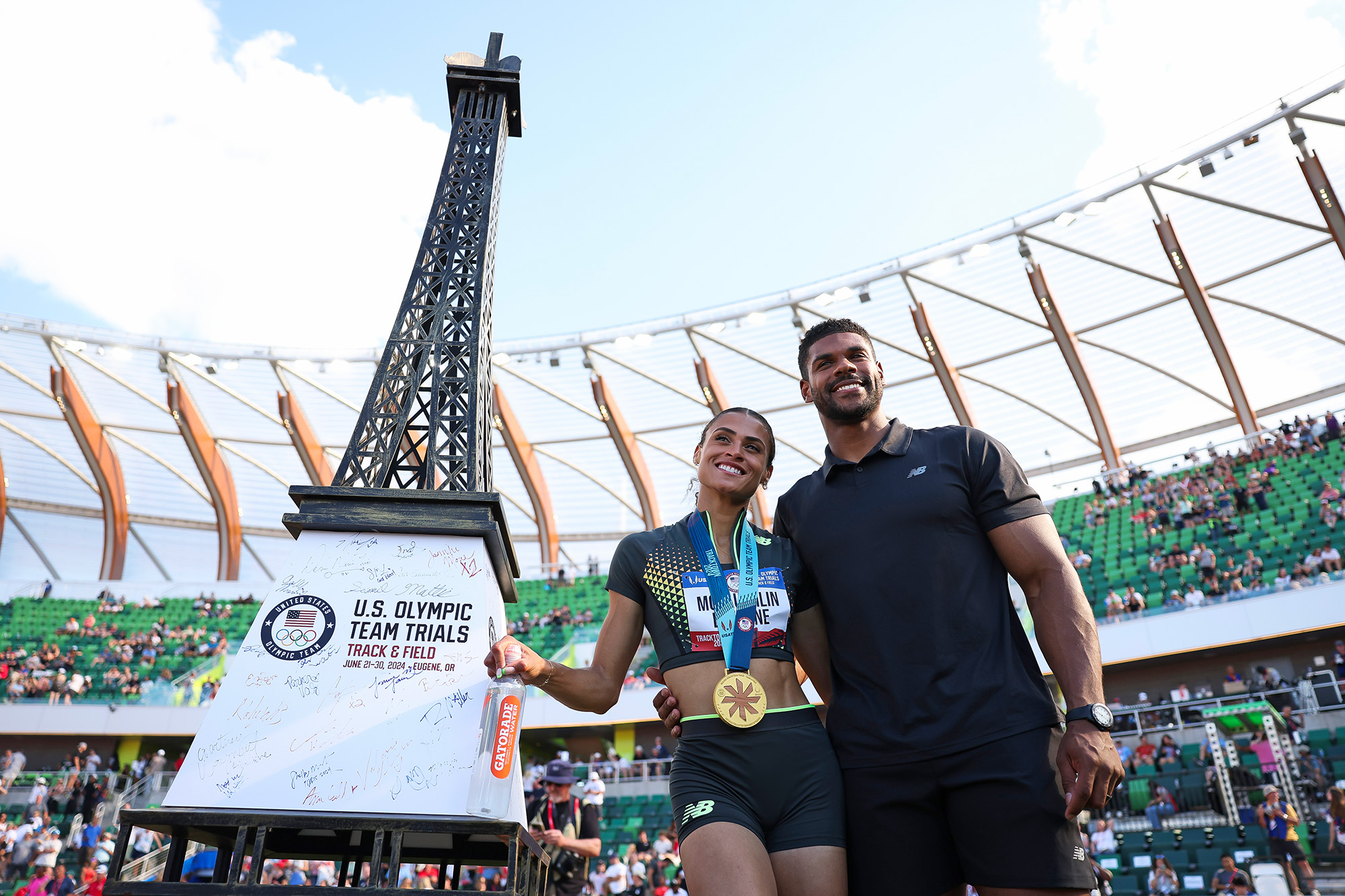 Linha do tempo do romance do atleta olímpico Sydney McLaughlin-Levrone e Andre Levrone