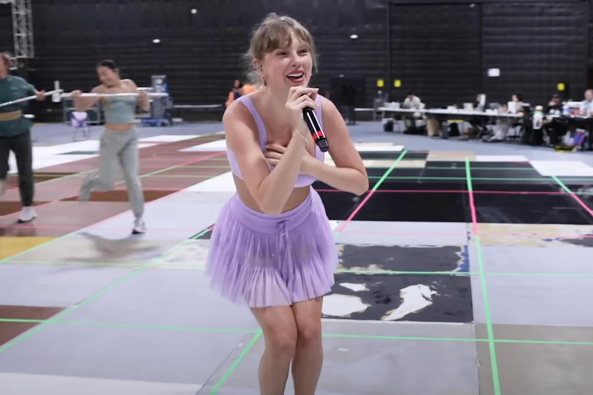 Taylor Swift usando peças ativas PopFlex foi o ‘sonho final’ do designer