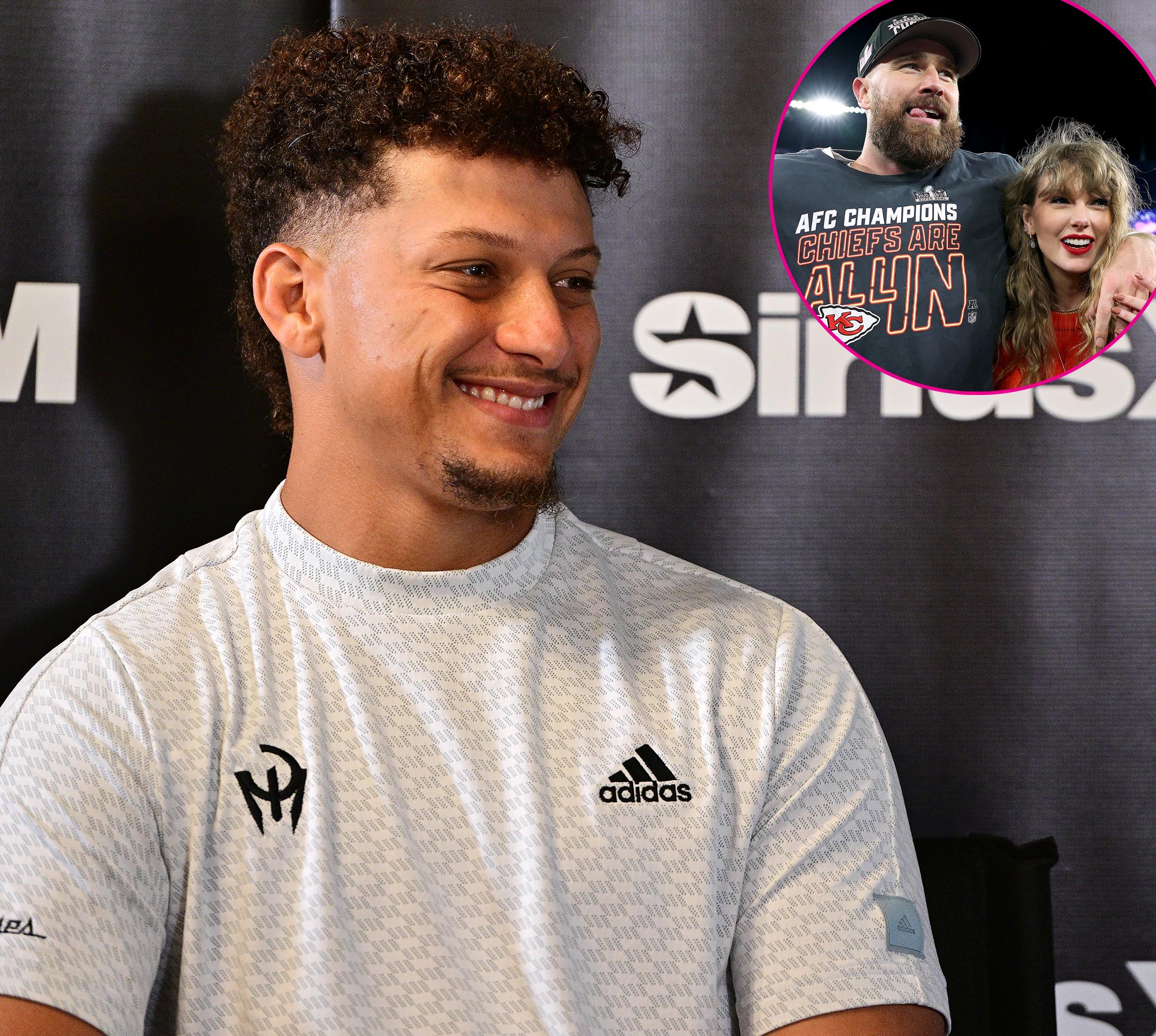 Patrick Mahomes detalha 'ótima' amizade com Travis Kelce e Taylor Swift