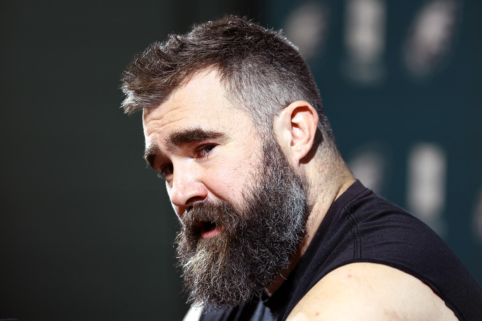 Retired Jason Kelce Looks Toned and Fit at Philadelphia Eagles Practice