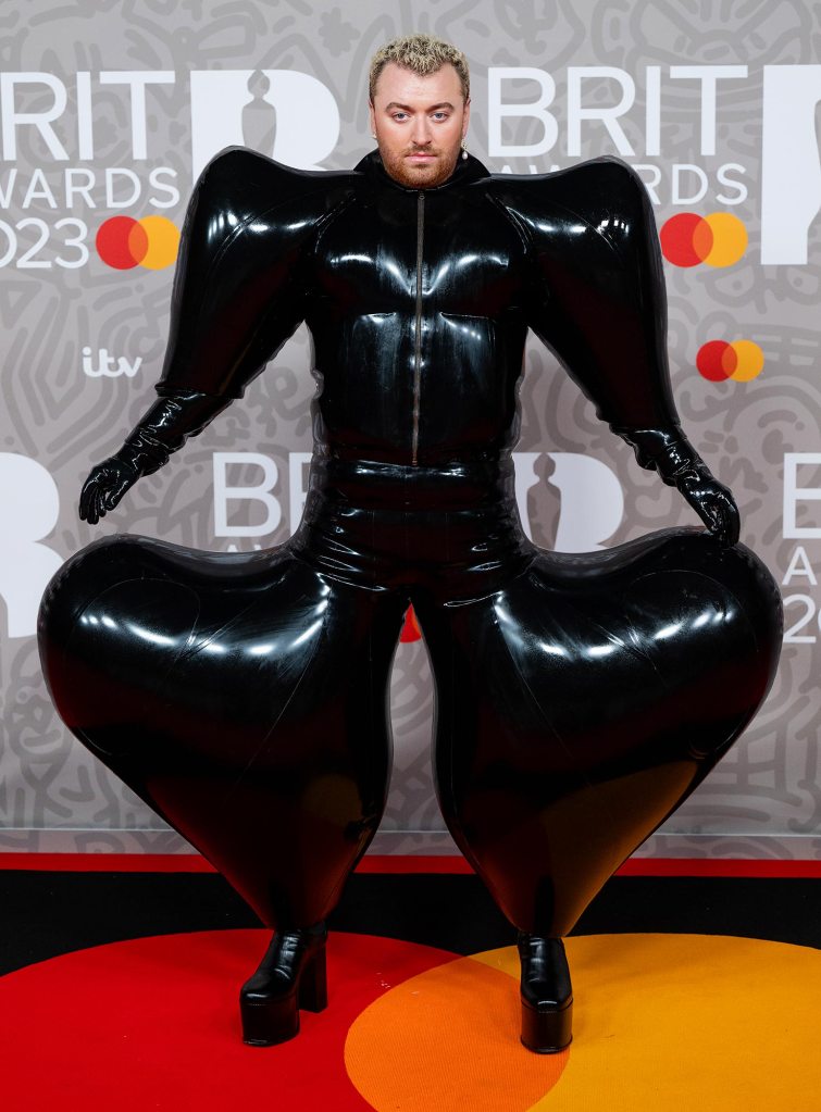 Sam Smith Recalls Struggling to Walk in Their 2023 Brit Awards Latex Outfit