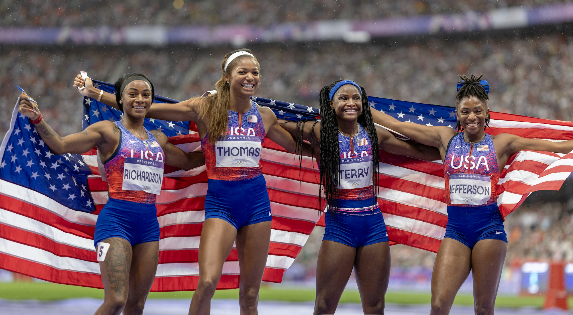 Sha Carri Richardson Jokes She Might Put a Photo of Her Iconic Olympic Staredown Up in my House