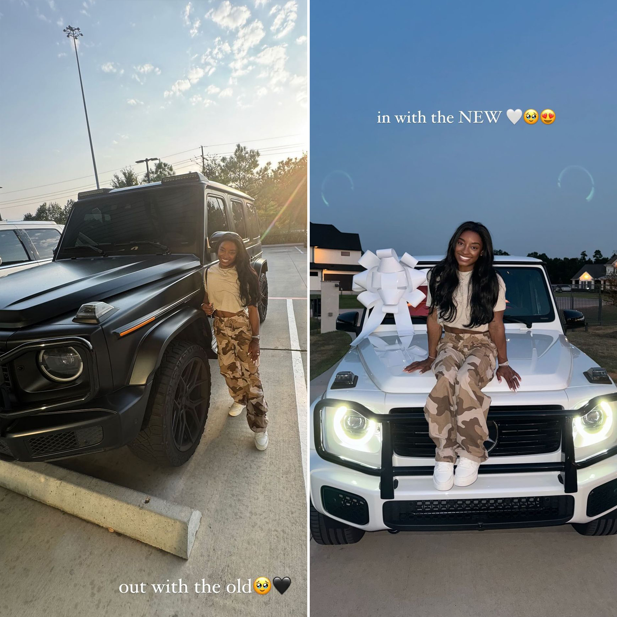 Simone Biles Unveils Sleek G-Wagon, Shares Progress on Her New Home