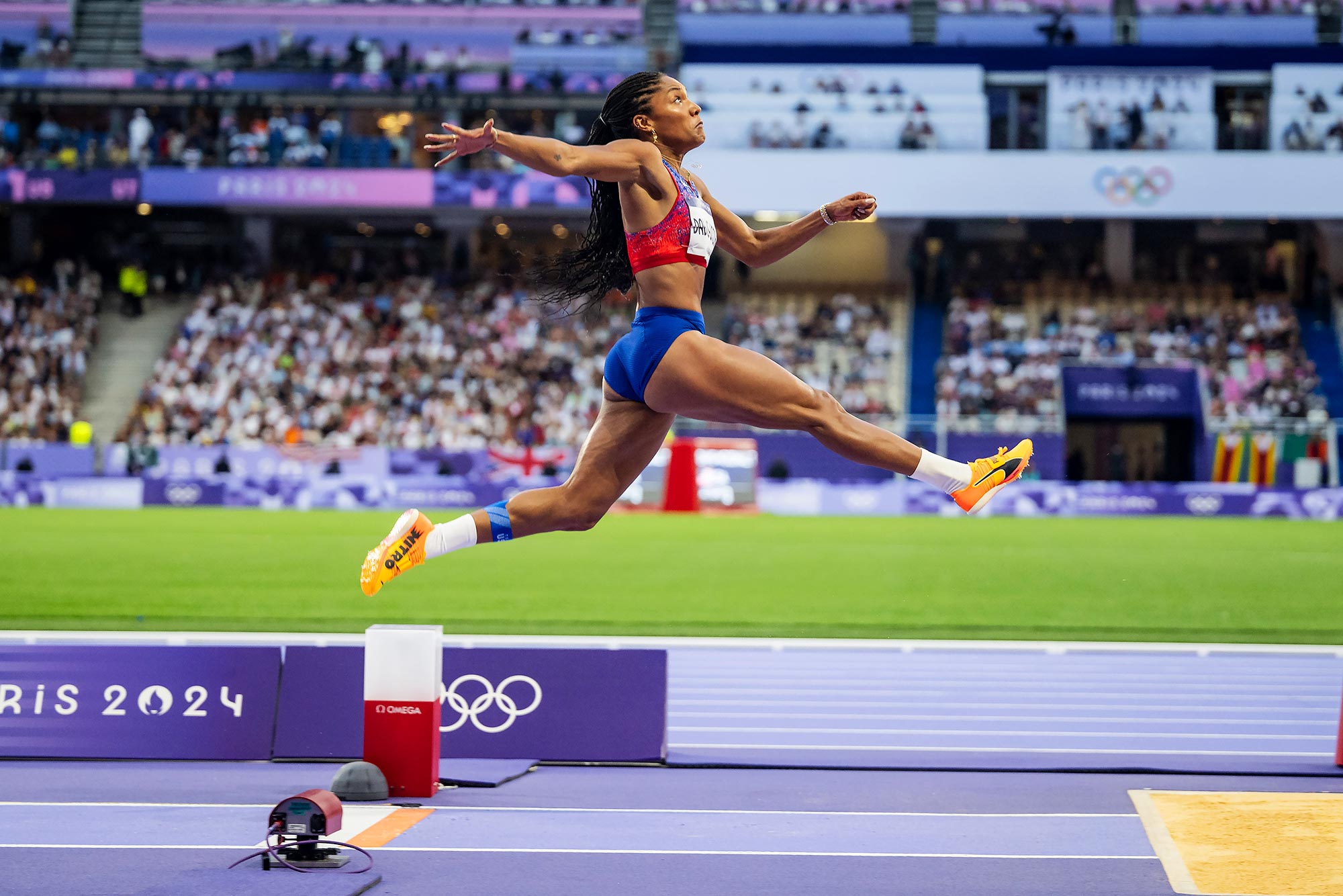 Tara Davis-Woodhall ‘Almost Blacked Out’ Hugging Husband After Winning Gold