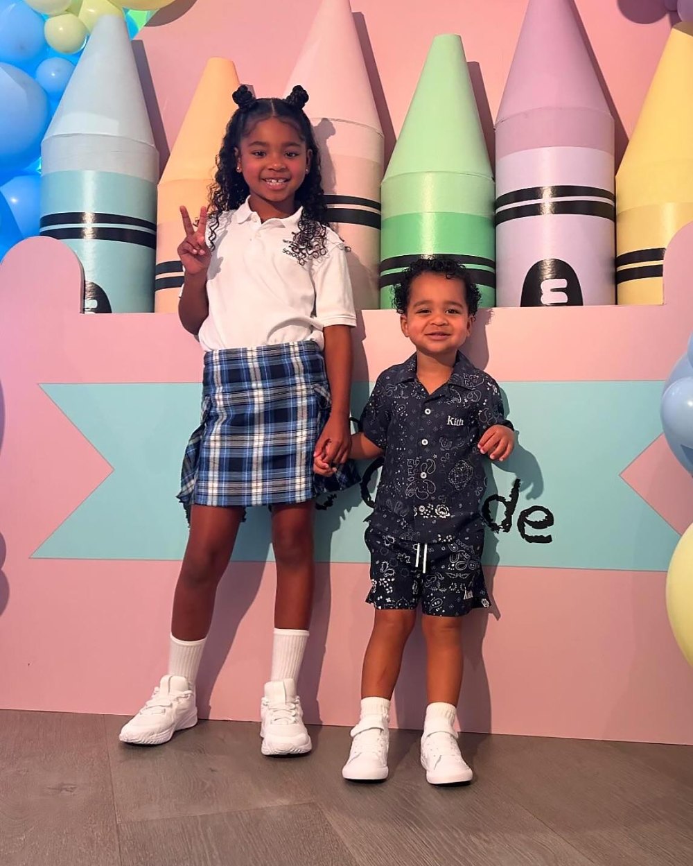 Tristan Thompson Celebrates Twinny’ Daughter True Starting 1st Grade Time Flies