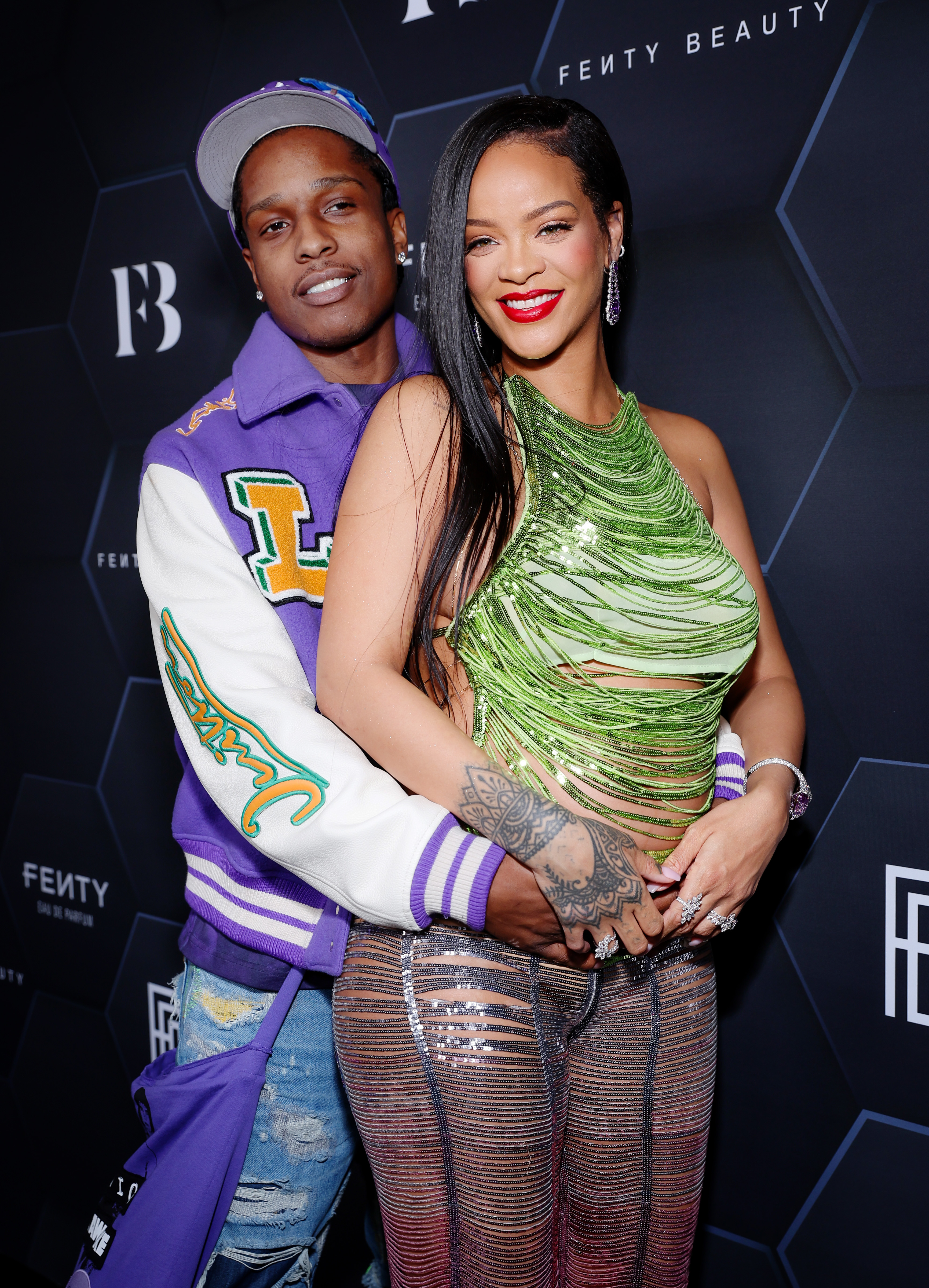 ASAP Rocky and Rihanna