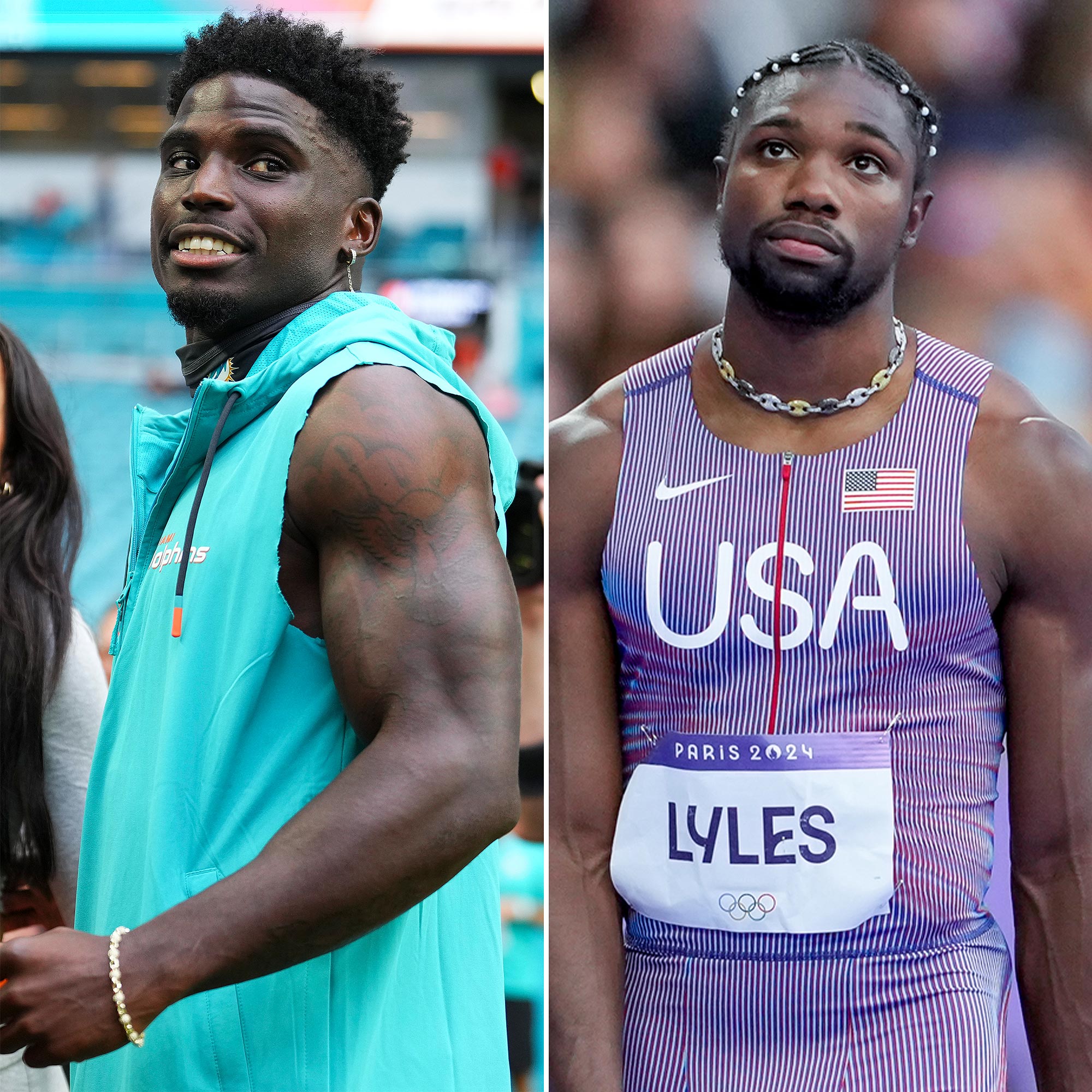 Tyreek Hill 'venceria' Noah Lyles em uma corrida, lança dúvidas sobre a afirmação do COVID