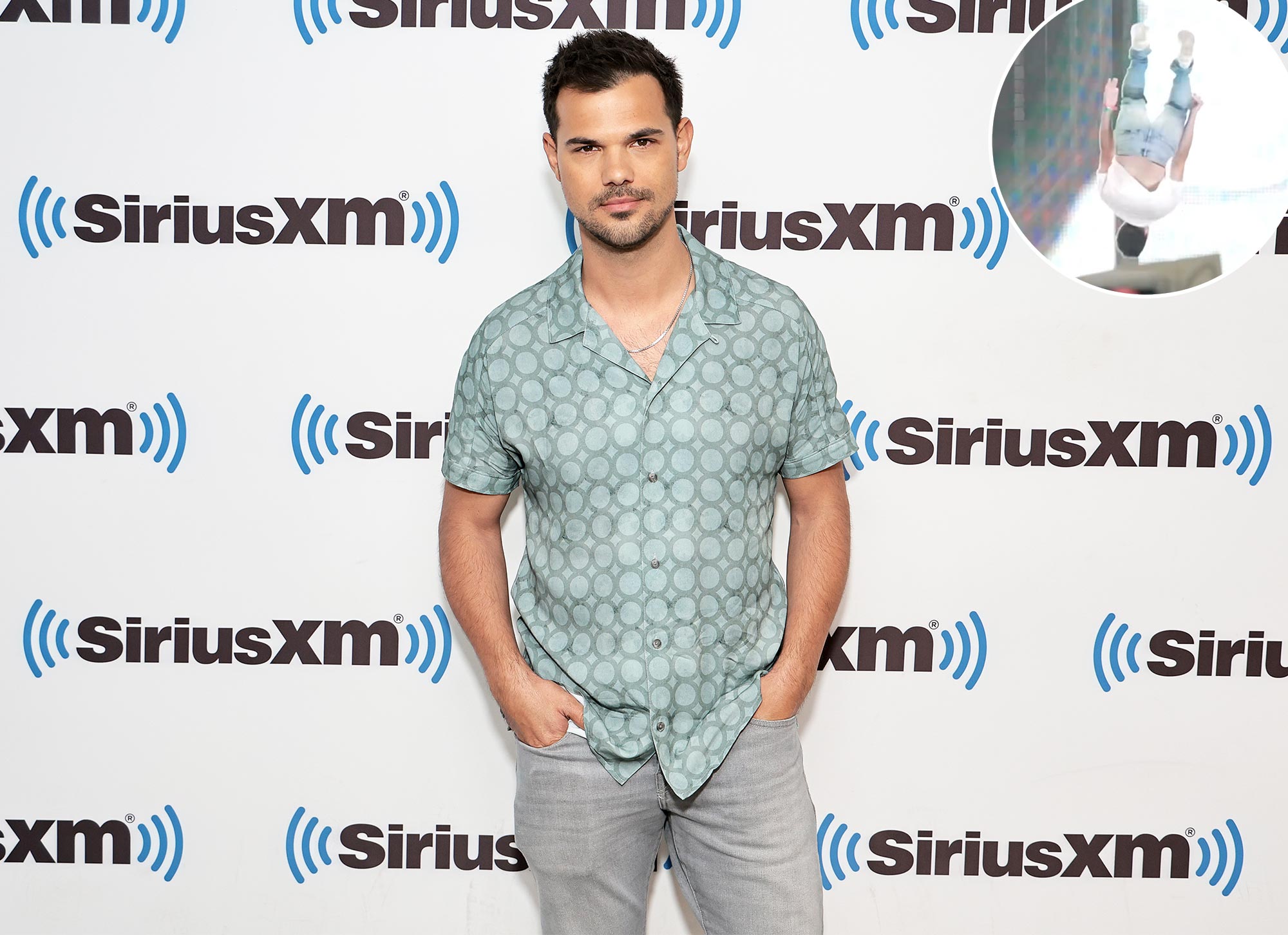 Taylor Lautner macht bei Kane Browns Konzert einen Backflip auf der Bühne