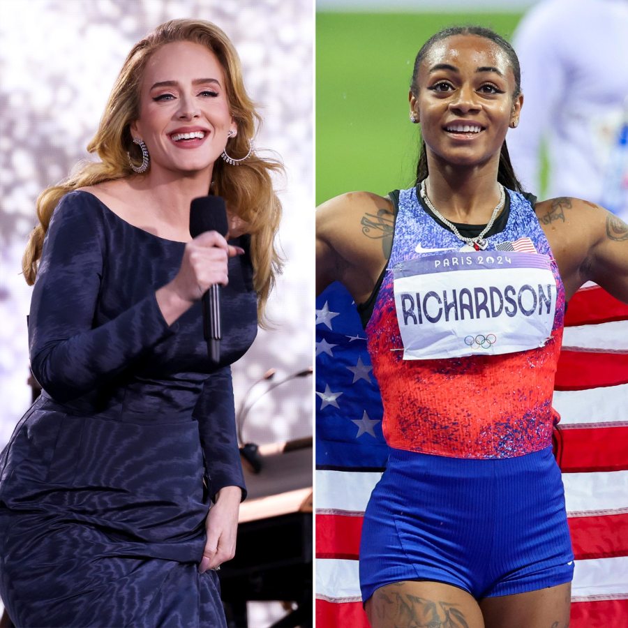 Adele Pauses Munich Concert to Watch Sha’Carri Richardson at Olympics