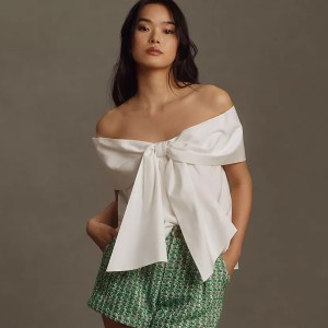 Mare Mare Off-The-Shoulder Bow Top Anthropologie