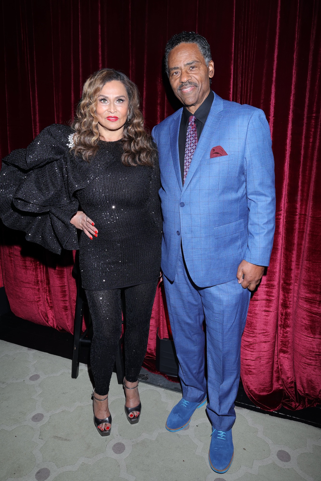 Tina Knowles and Richard Lawson