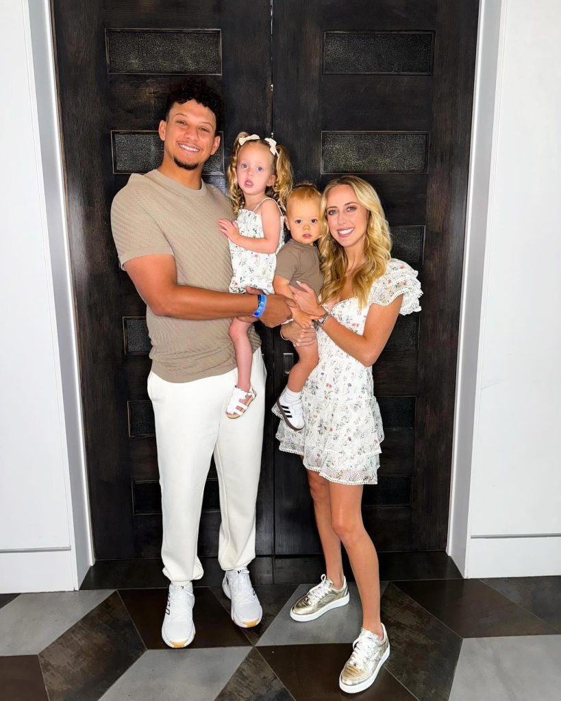 Pregnant Brittany Mahomes Marvels Over Son Bronze's Custom Golf Set