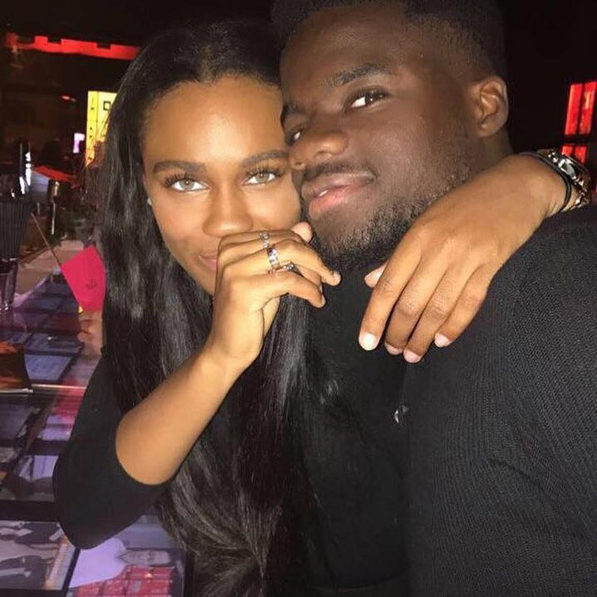 La relación de la estrella del tenis Frances Tiafoe y su novia Ayan Broomfield