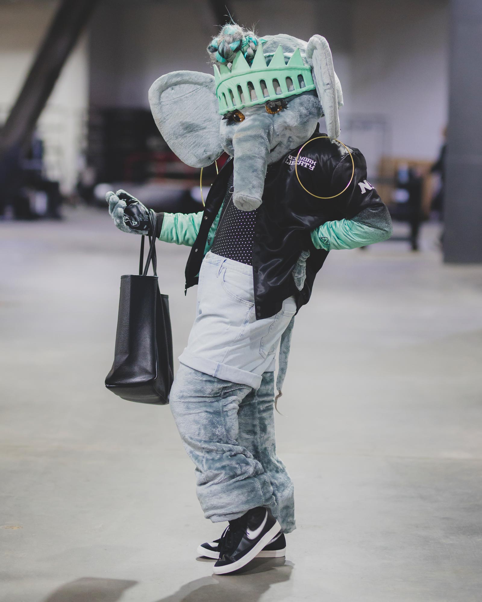 New York Liberty Mascot Ellie the Elephant: What’s in My Bag?