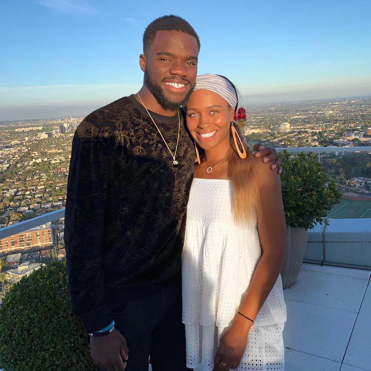 La relación de la estrella del tenis Frances Tiafoe y su novia Ayan Broomfield