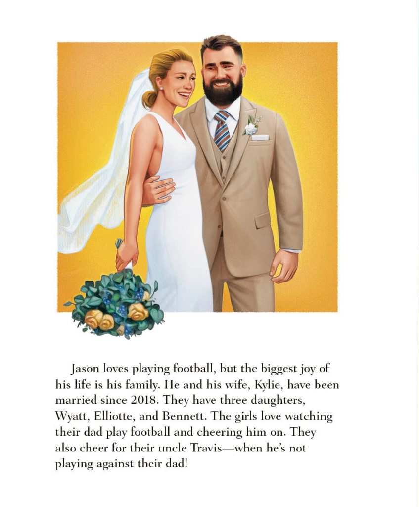 Jason and Travis Kelces Biography for Kids Celebrates Family Football and Taylor Swift