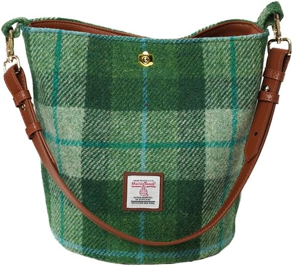 bolsa balde de tweed