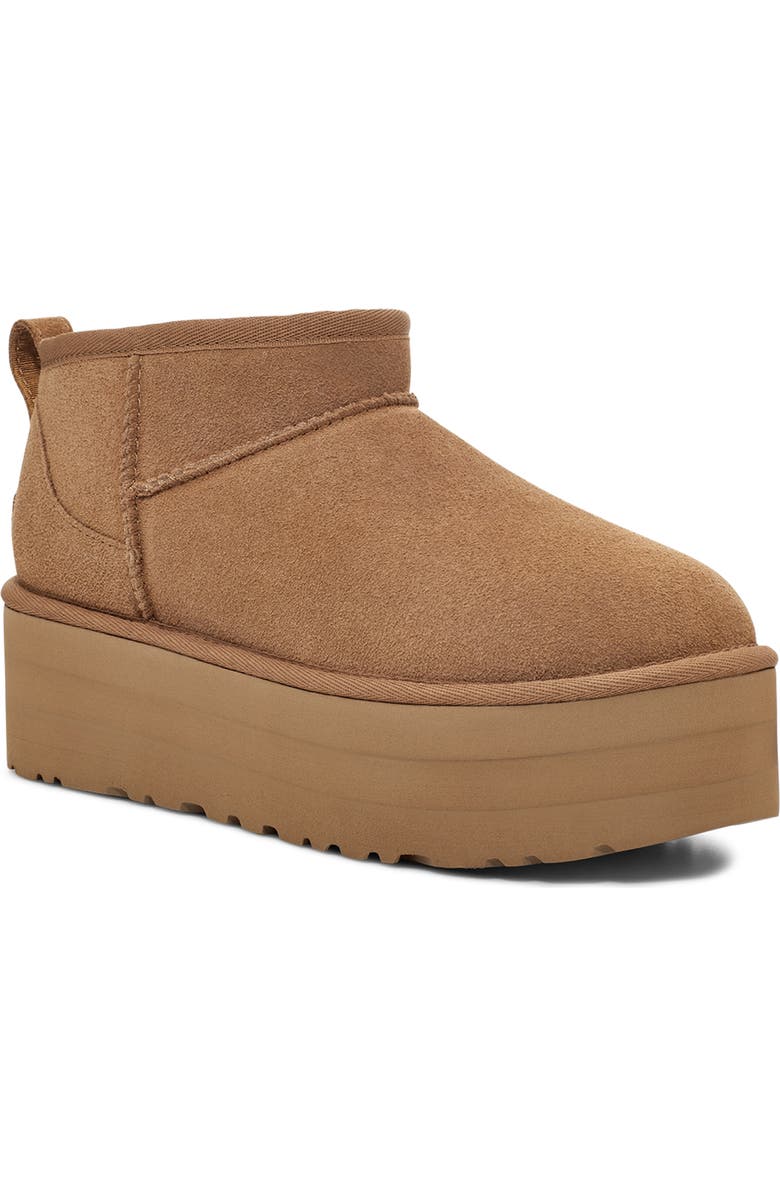 Bota Ugg ultra mini con plataforma