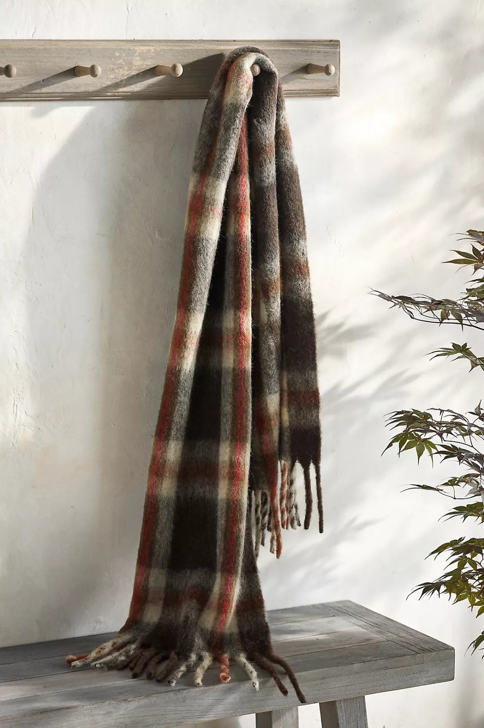 plaid blanket scarf