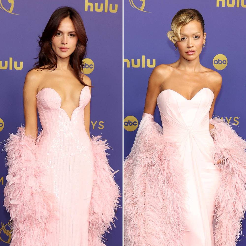 Aunque muchos lo duden Eiza González y Rita Ora no usaron el mismo vestido en la pasada entrega de los premios Emmy pero era casi igual 263: 