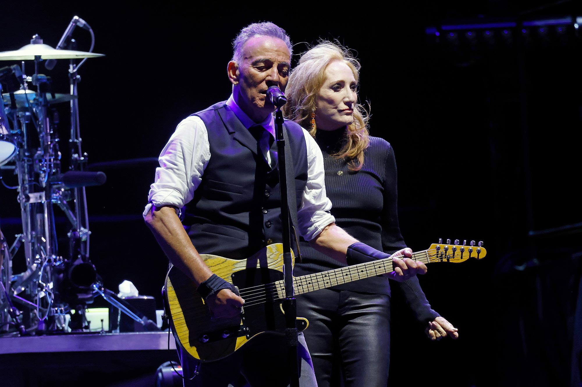 Bruce Springsteen'in Karısı Patti Scialfa, Kanserin Ortaya Çıkışından Sonra Düet Yaptı