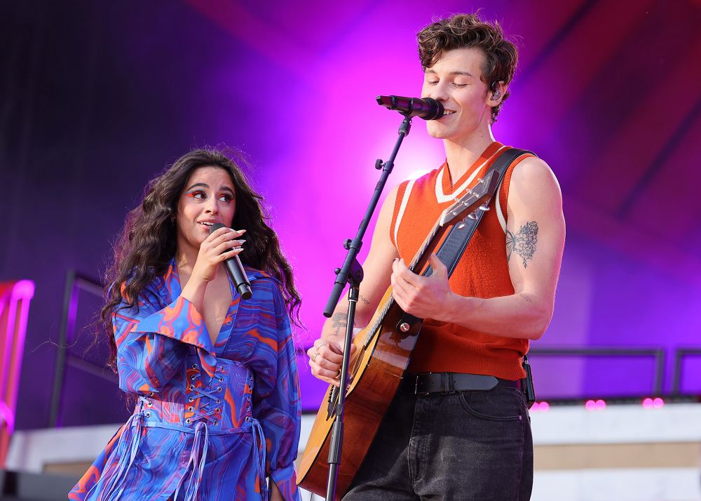 Camila Cabello performs at the VMAs with ex Shawn Mendes while Sabrina watches