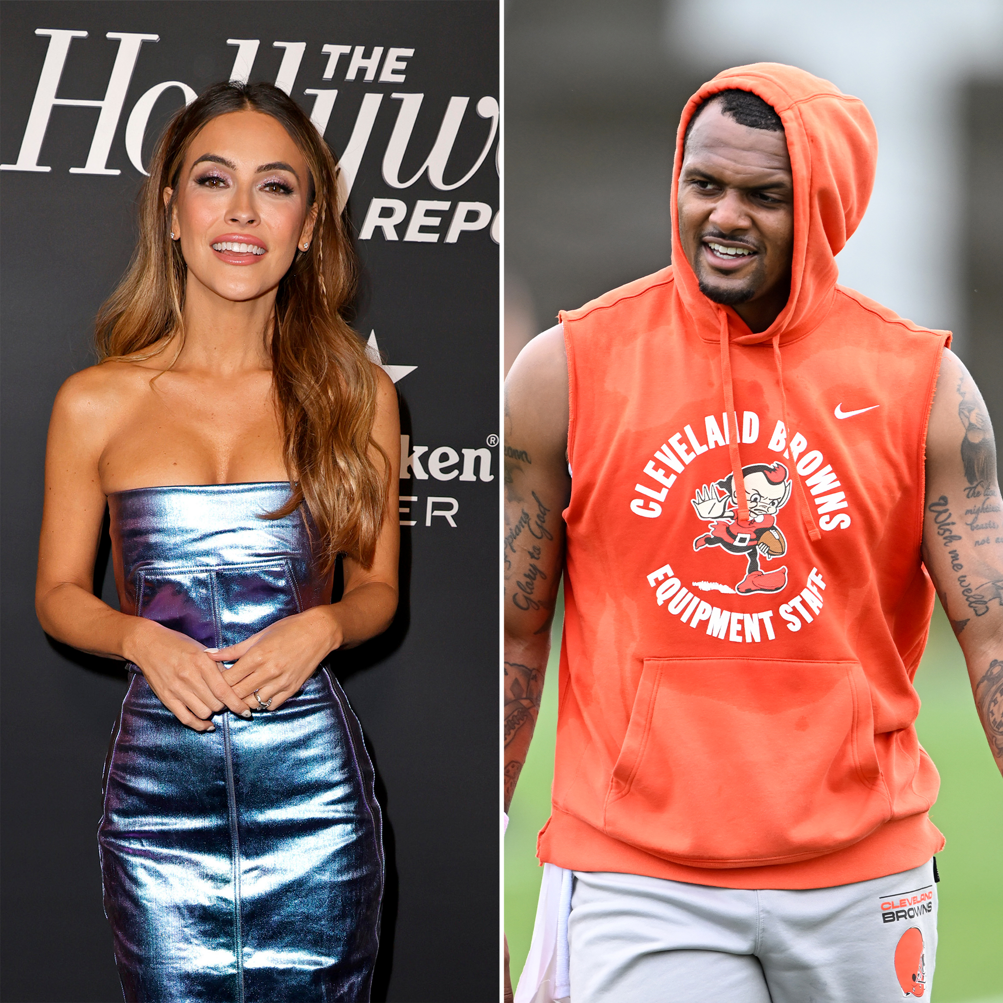 Camafeu de 'Selling Sunset' de Chrishell Shades DeShaun Watson: 'Google Him'