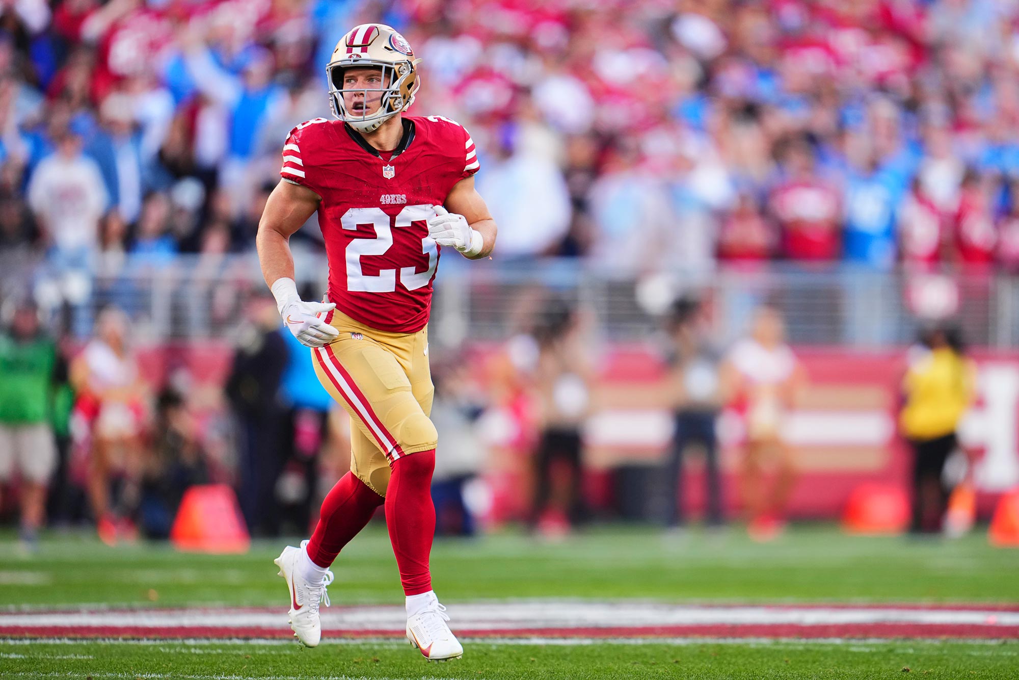 Christian McCaffrey Breaks Down Decision to Sit Out 49ers Opening Game Amid Injury 081