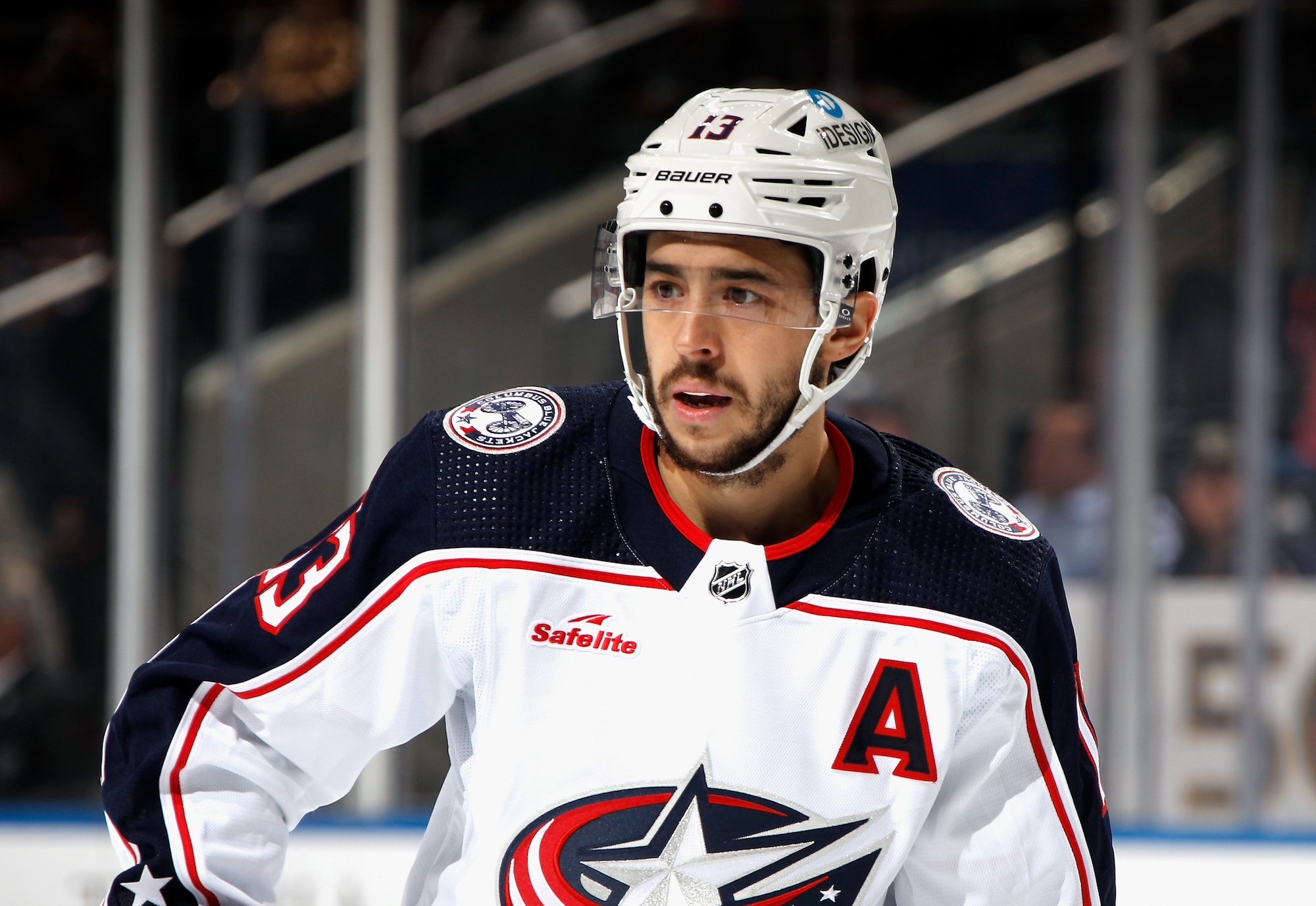 Columbus Blue Jackets, 감정적인 Johnny Gaudreau 경기 전 찬사 공유