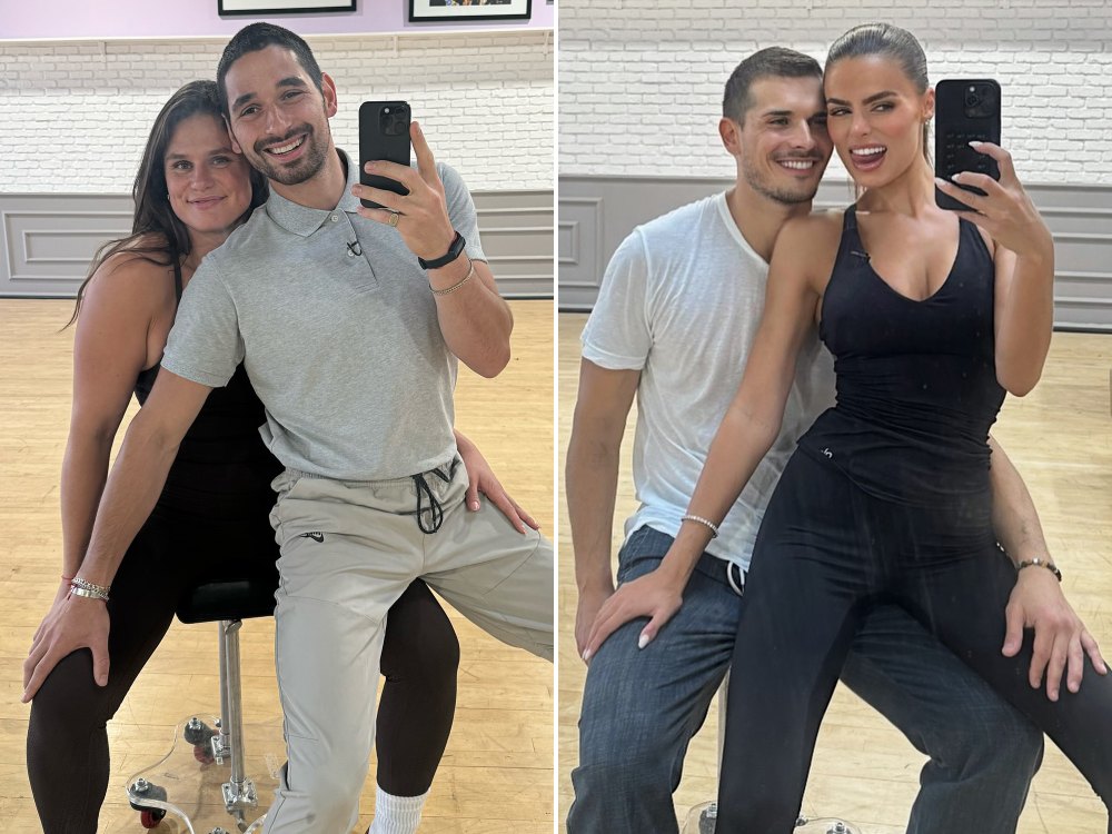 Ilona Maher y Alan Bersten de DWTS recrearon hilarantemente la divertida foto de entrenamiento de Gleb y Brooks