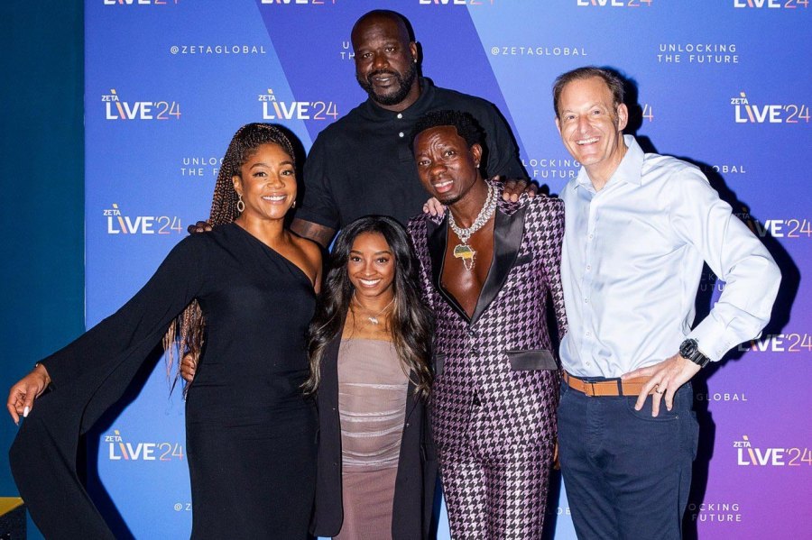 David A Steinberg interviewed Shaq to round out the event as seen alongside Tiffany Haddish Simone Biles and Michael Blackson 811