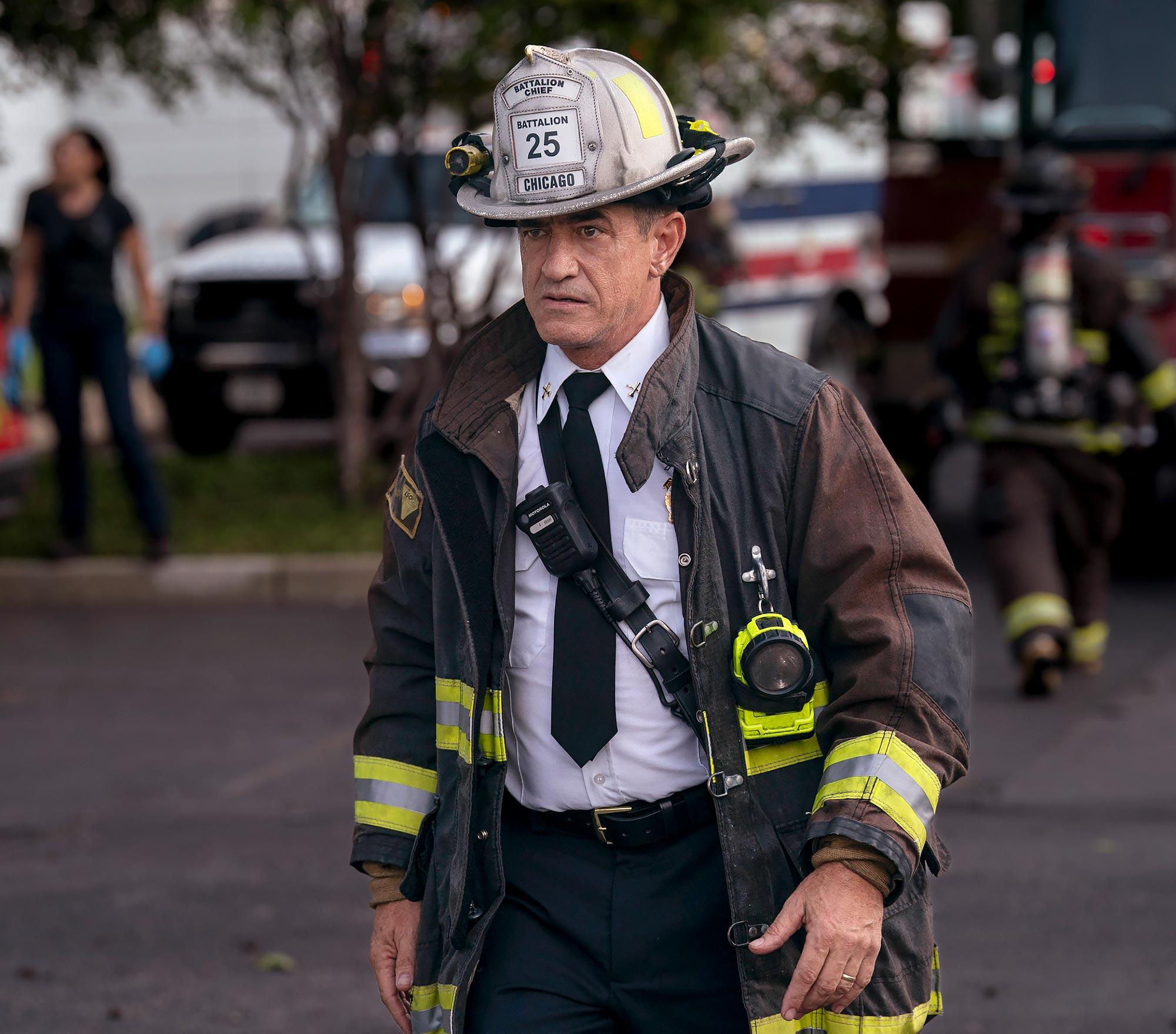 Dermot Mulroney se burla del debut de 'Chicago Fire': Pascal no es el 'amigo' de nadie