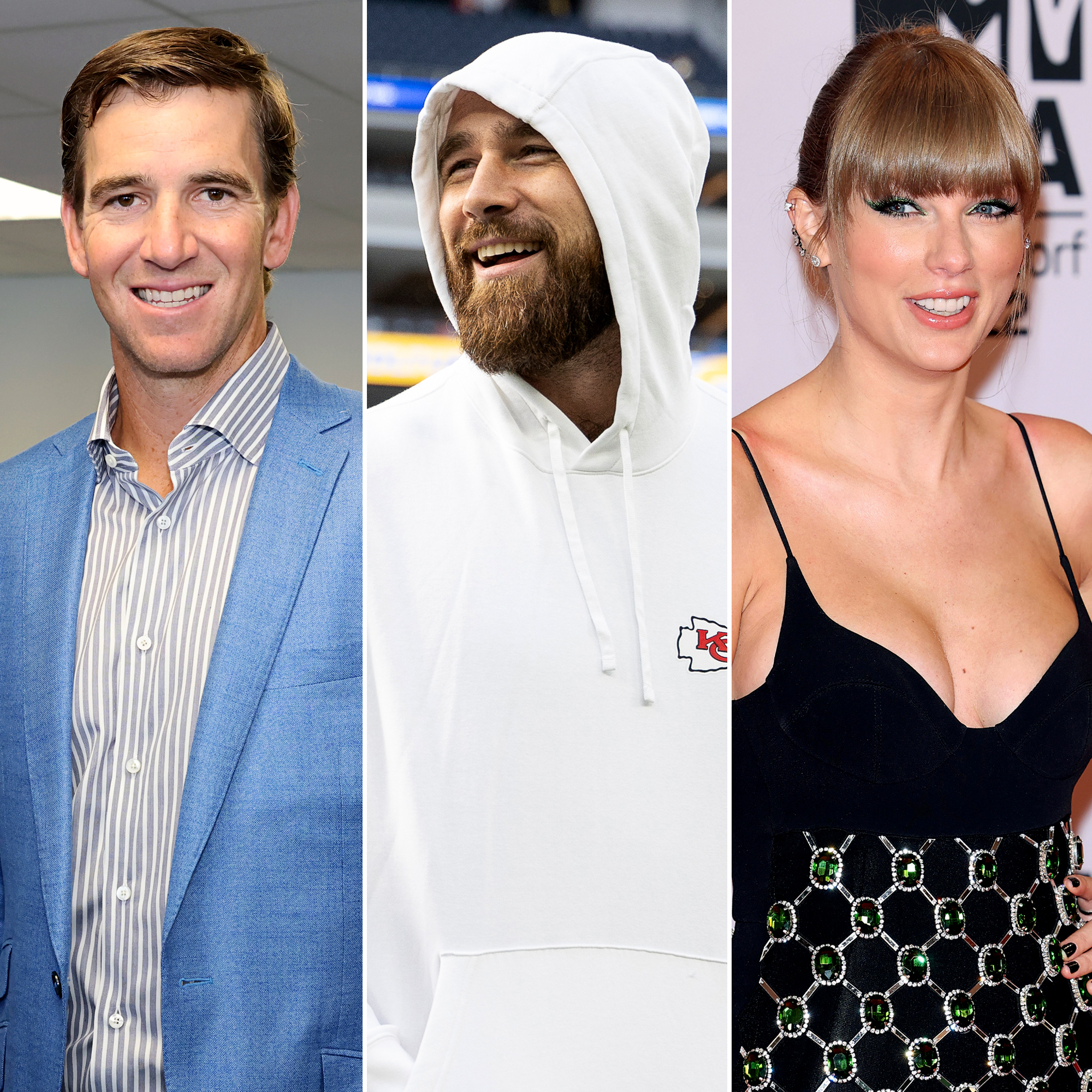 Eli Manning từ chối nhắn tin cho Travis Kelce để giúp các con gặp Taylor Swift