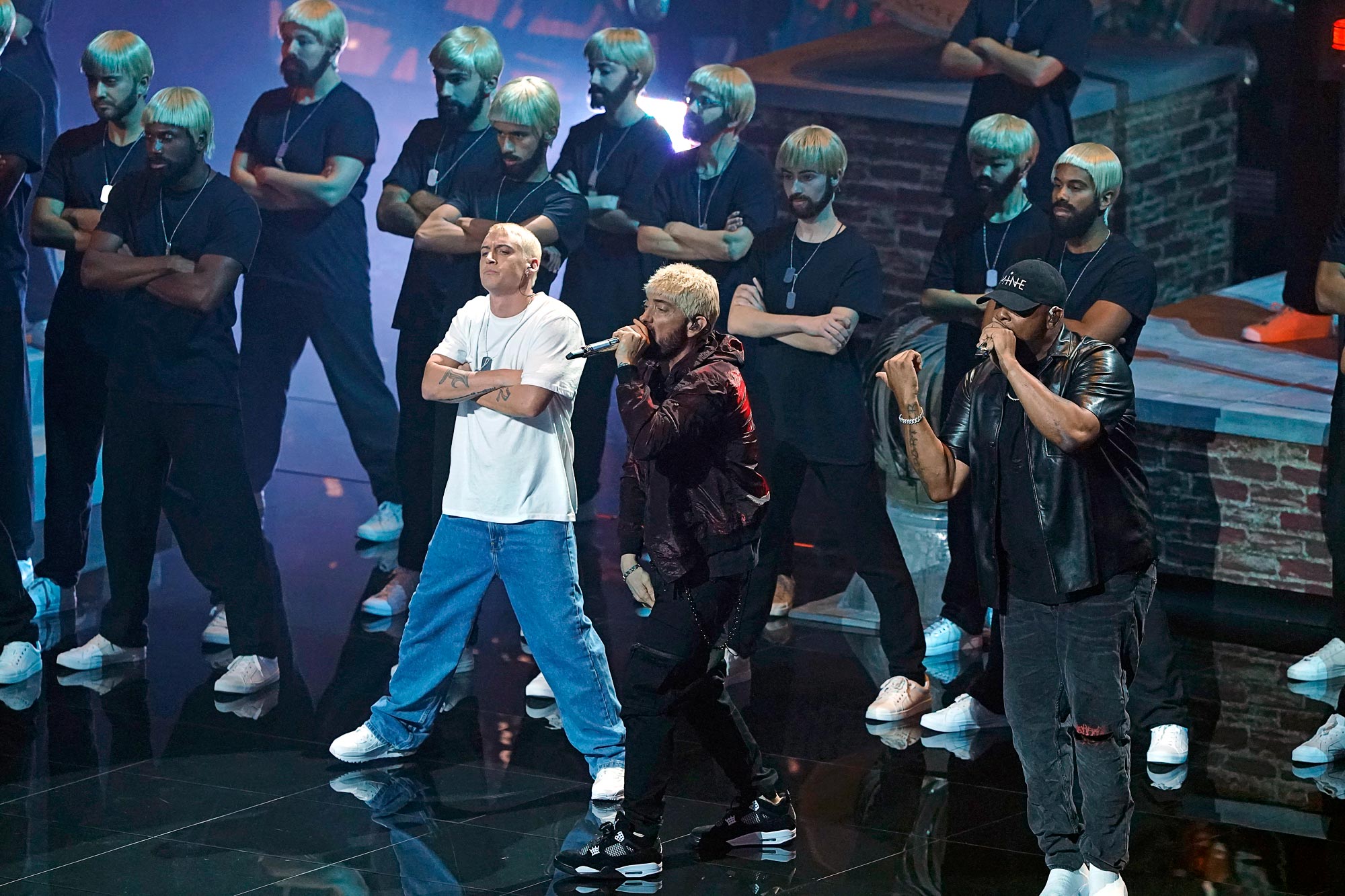 Eminem ehrt Tochter Hailie während des Eröffnungsauftritts von VMA