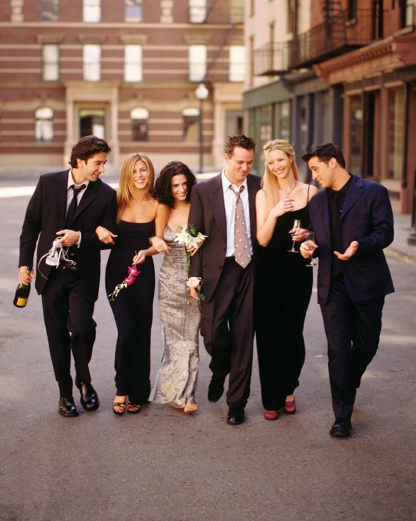 Feature Friends Creators Call 30th Anniversary Fraught After Matthew Perry Death Cast