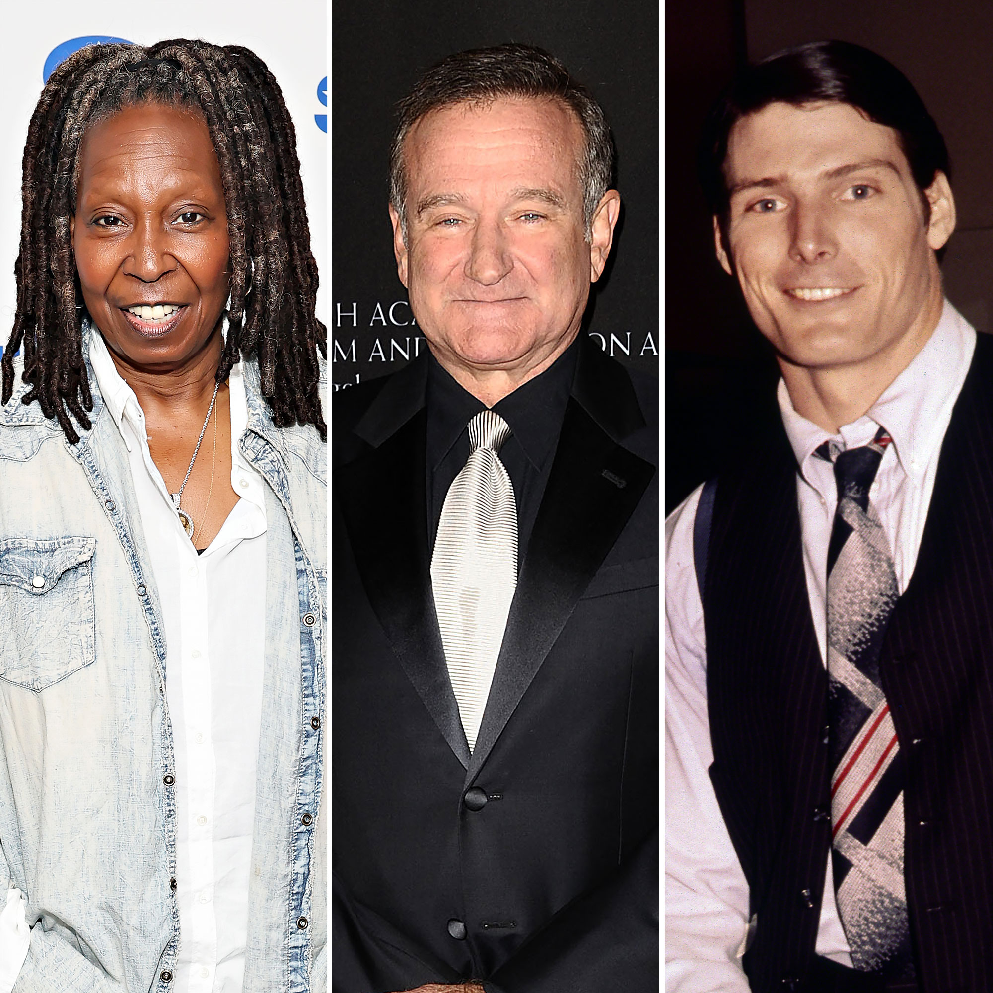 Whoopi Goldberg se lembra dos amigos Robin Williams e Christopher Reeve